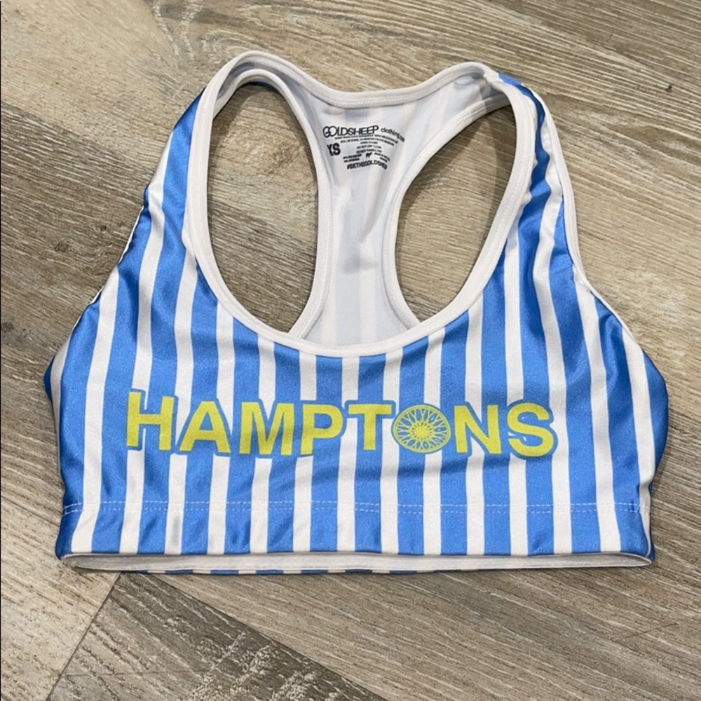 Goldsheep Hamptons Sports Bra 🐑